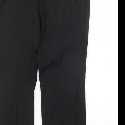 Womens UK Size 16 Papaya Regular Fit  Black Trousers
