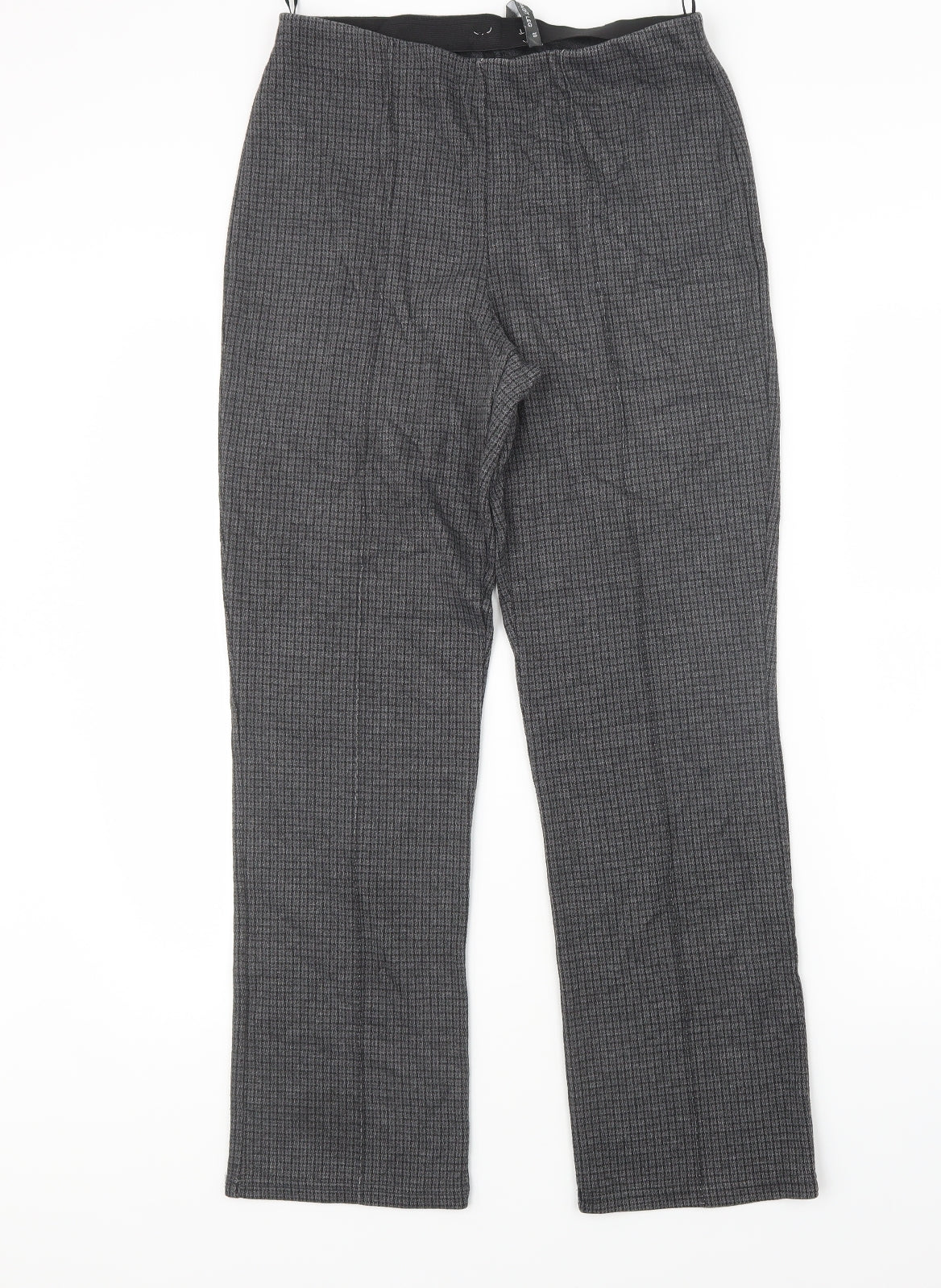 Womens UK Size 10 Preworn Regular Fit  Grey Trousers