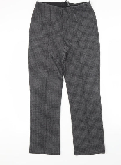 Womens UK Size 10 Preworn Regular Fit  Grey Trousers