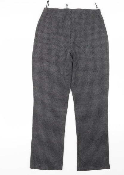 Womens UK Size 10 Preworn Regular Fit  Grey Trousers