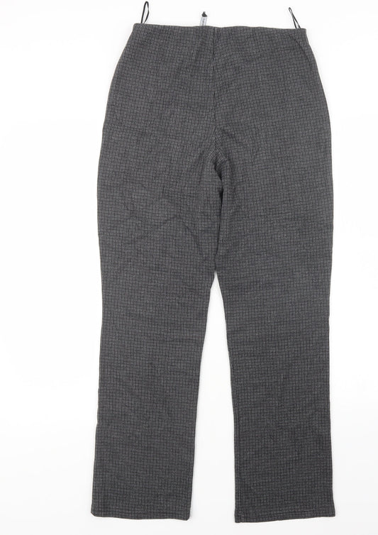 Womens UK Size 10 Preworn Regular Fit  Grey Trousers