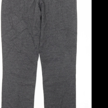 Womens UK Size 10 Preworn Regular Fit  Grey Trousers