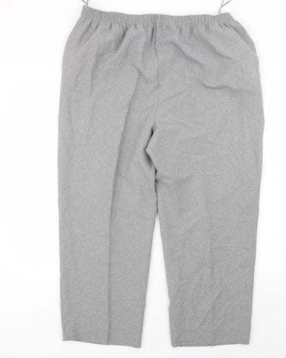 Womens UK Size 20 BM Regular Fit  Grey Trousers