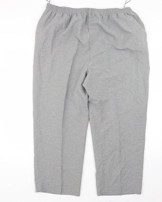BM Womens Grey   Trousers  Size 20 L26 in
