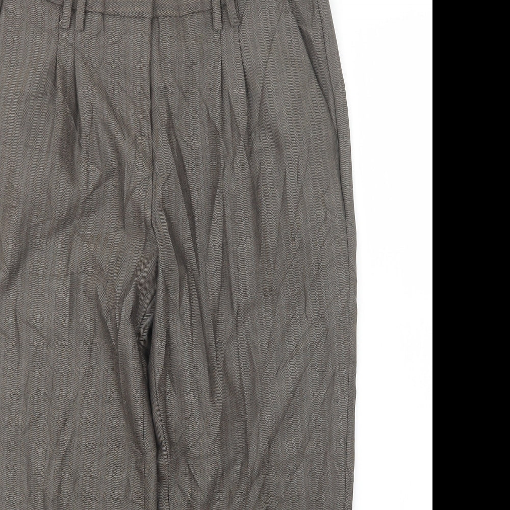 Autograph Womens Brown   Trousers  Size 12 L25 in