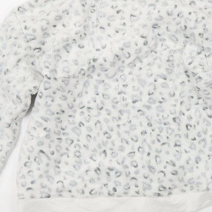 Debenhams Womens Grey Animal Print  Top Pyjama Top Size 8