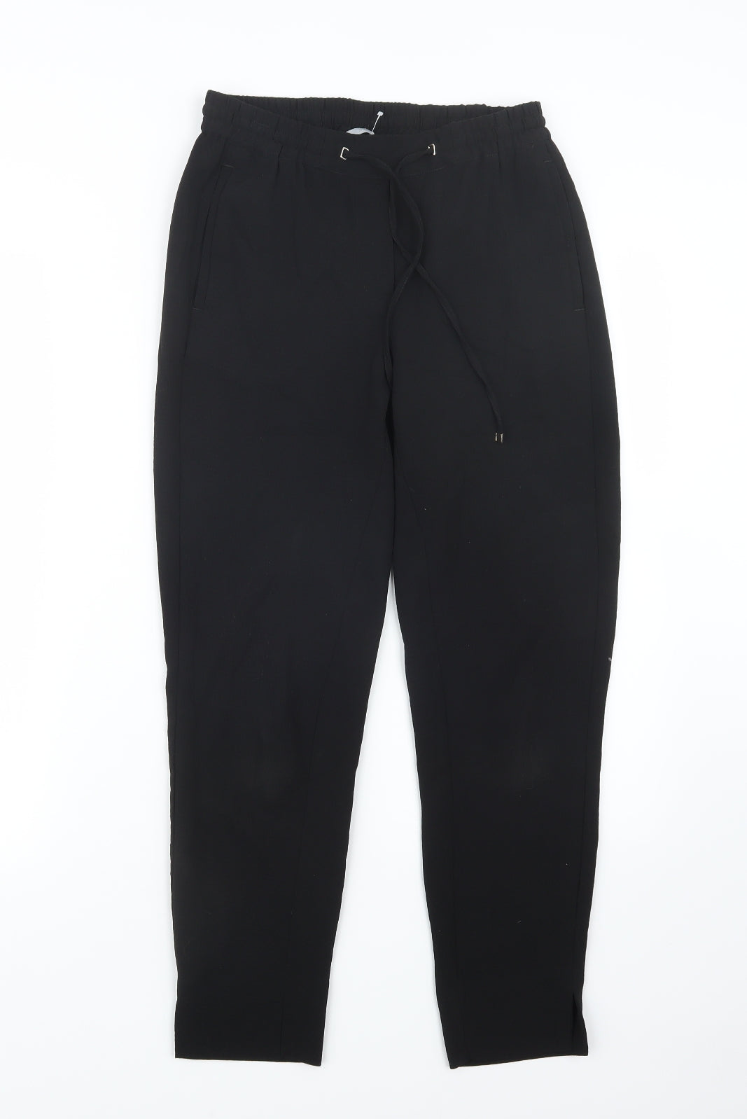 Womens UK Size 4 H&M Regular Fit  Black Trousers
