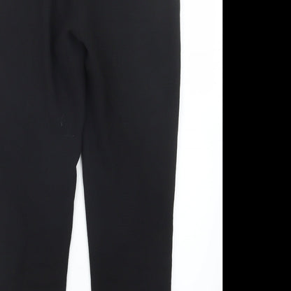 Womens UK Size 4 H&M Regular Fit  Black Trousers