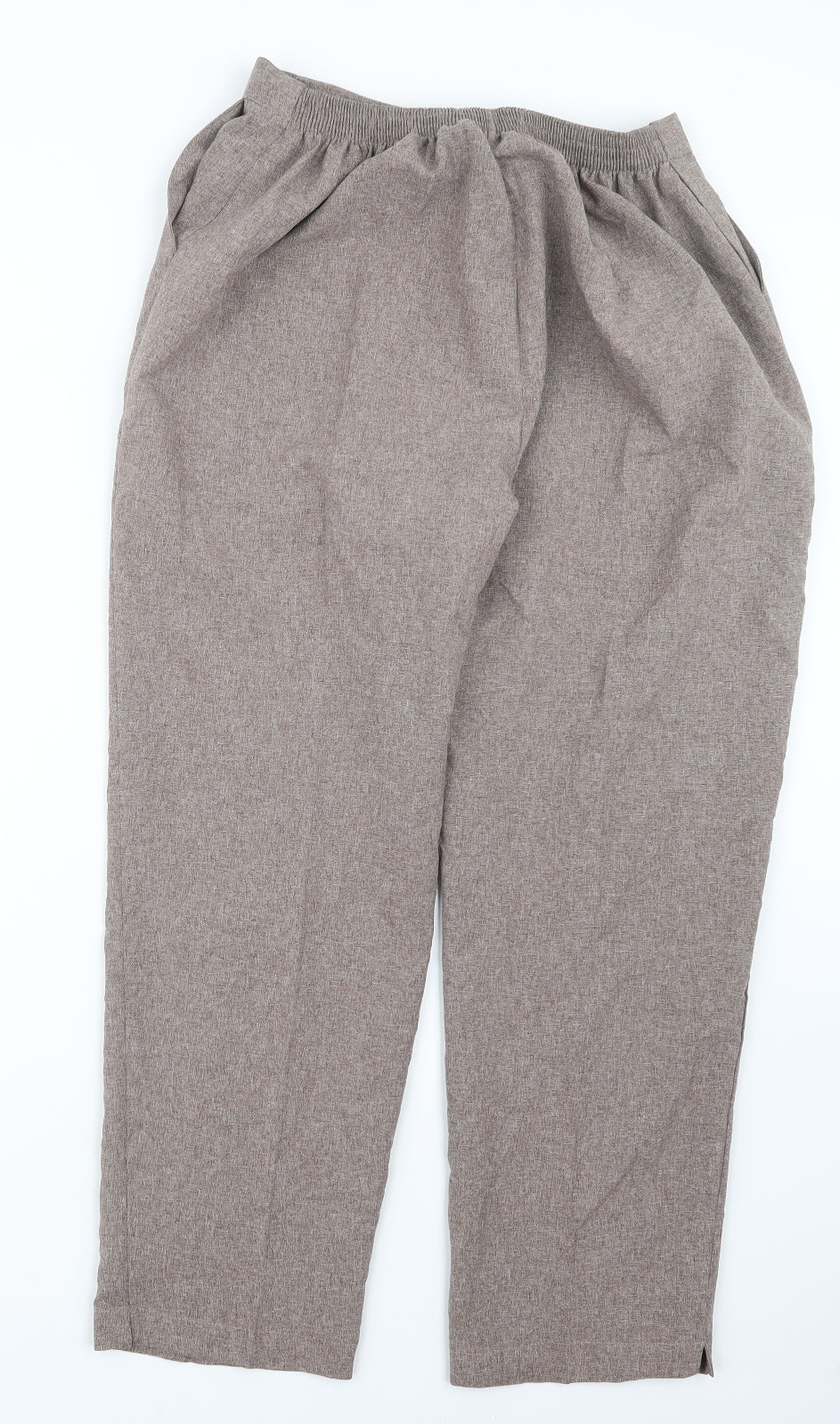 Womens UK Size 20 Emma Collection Regular Fit  Beige Trousers