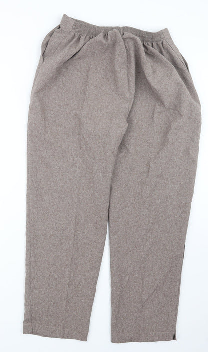 Womens UK Size 20 Emma Collection Regular Fit  Beige Trousers