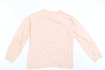 Womens UK Size One Size Preworn Pink Basic T-Shirt