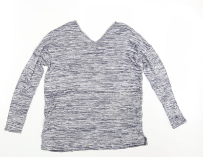 Womens UK Size 10 Papaya Blue Pullover Jumper