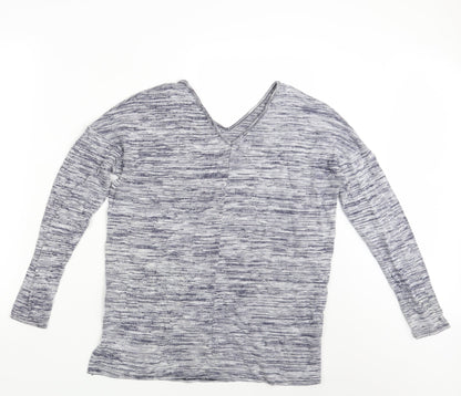Womens UK Size 10 Papaya Blue Pullover Jumper