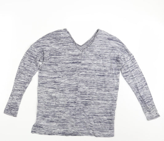 Womens UK Size 10 Papaya Blue Pullover Jumper