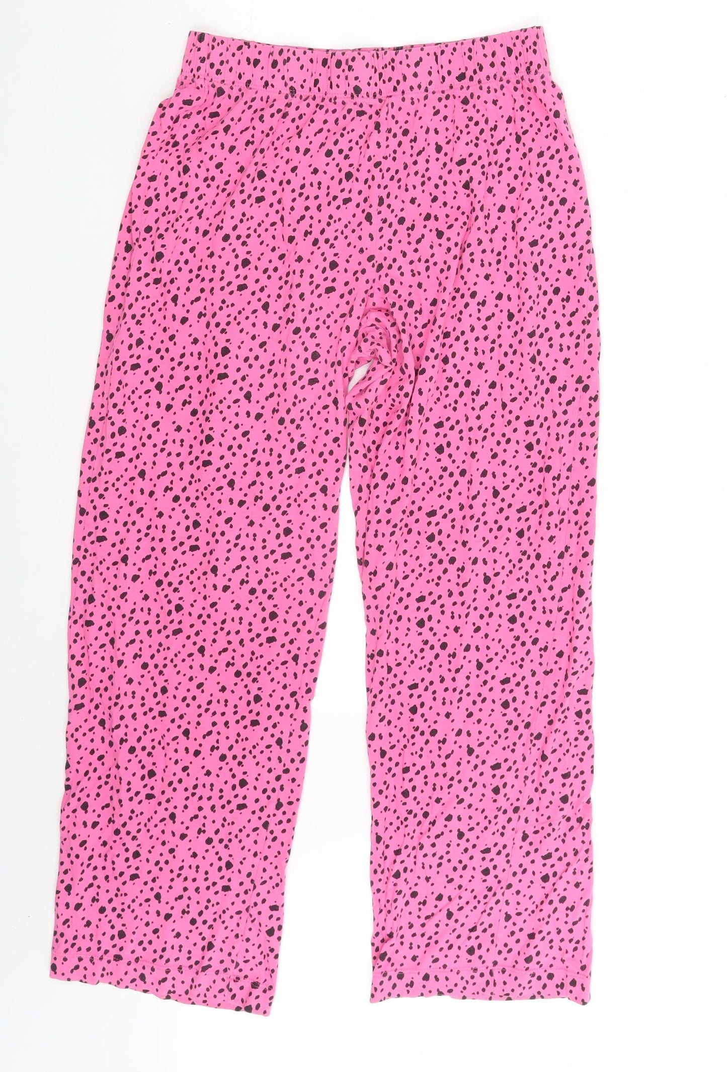 Womens UK Size One Size Preworn Regular Fit Sweatpants Pink Trousers