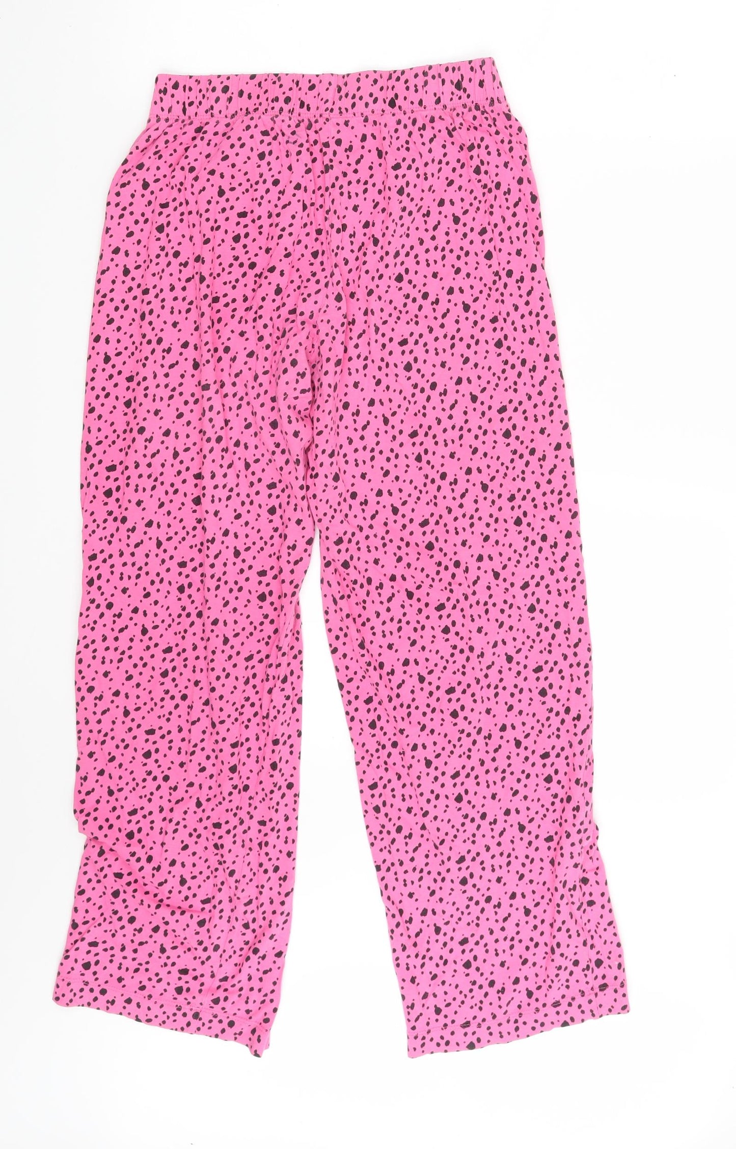 Womens UK Size One Size Preworn Regular Fit Sweatpants Pink Trousers