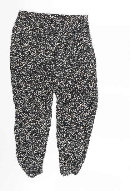 Womens UK Size 12 Primark Regular Fit Sweatpants Black Trousers
