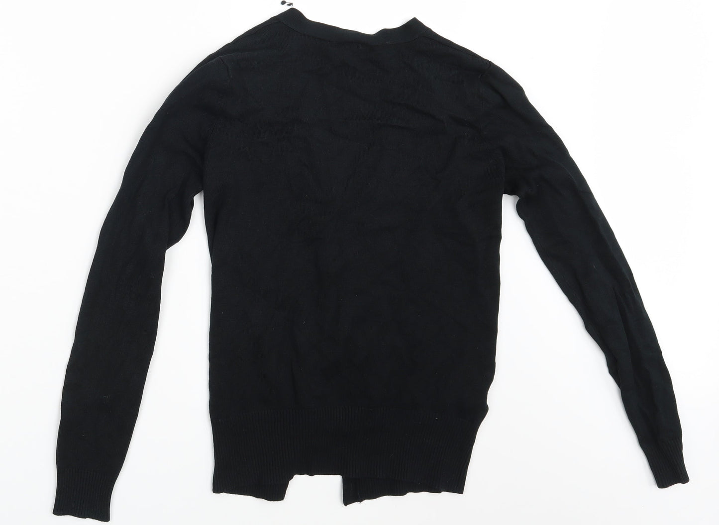 Womens UK Size 10 Papaya Black Cardigan Jumper