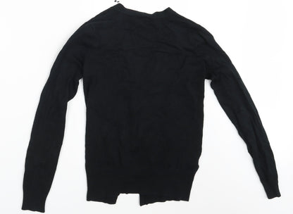 Womens UK Size 10 Papaya Black Cardigan Jumper