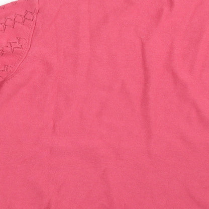 Womens UK Size M Cotswold Pink Pullover Jumper