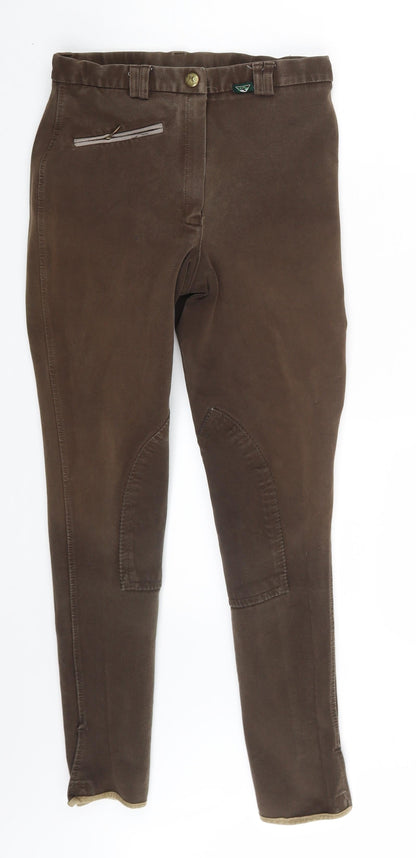Mountain Horse Womens Brown  Denim Cropped Jeans Size 26 in L27 in
