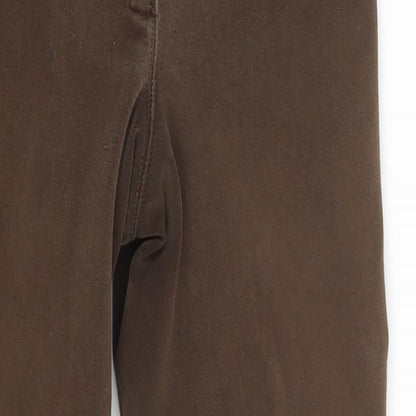 Mountain Horse Womens Brown  Denim Cropped Jeans Size 26 in L27 in