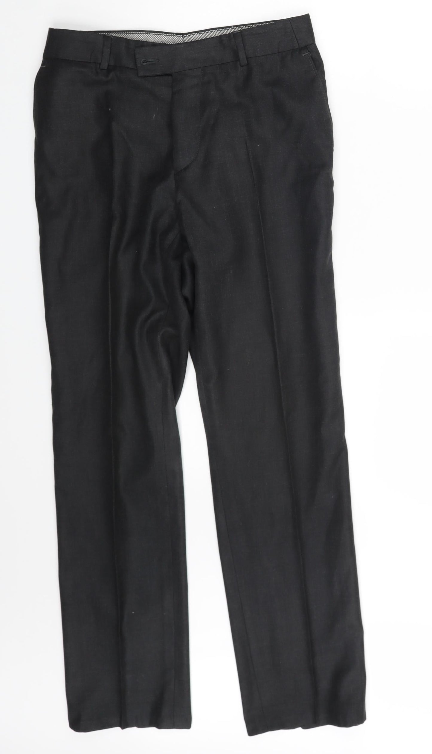 Preworn Mens Black   Trousers  Size 30 in L25 in