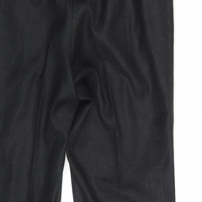 Preworn Mens Black   Trousers  Size 30 in L25 in