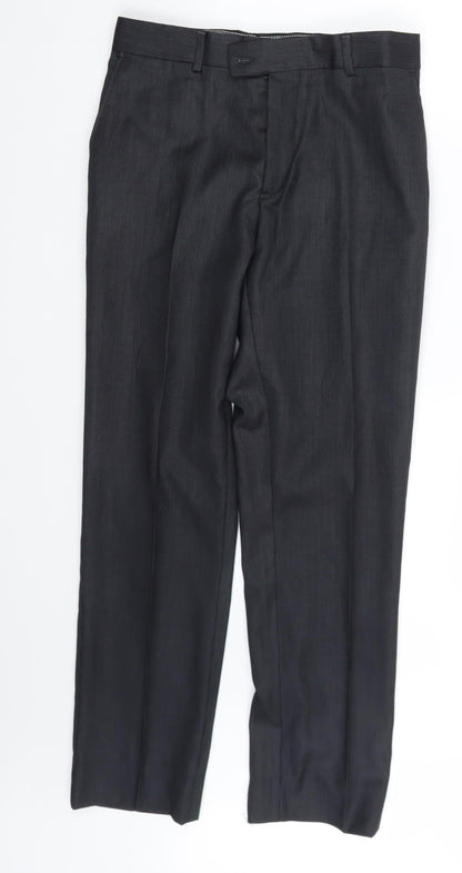 Preworn Mens Black   Trousers  Size 30 in L27 in