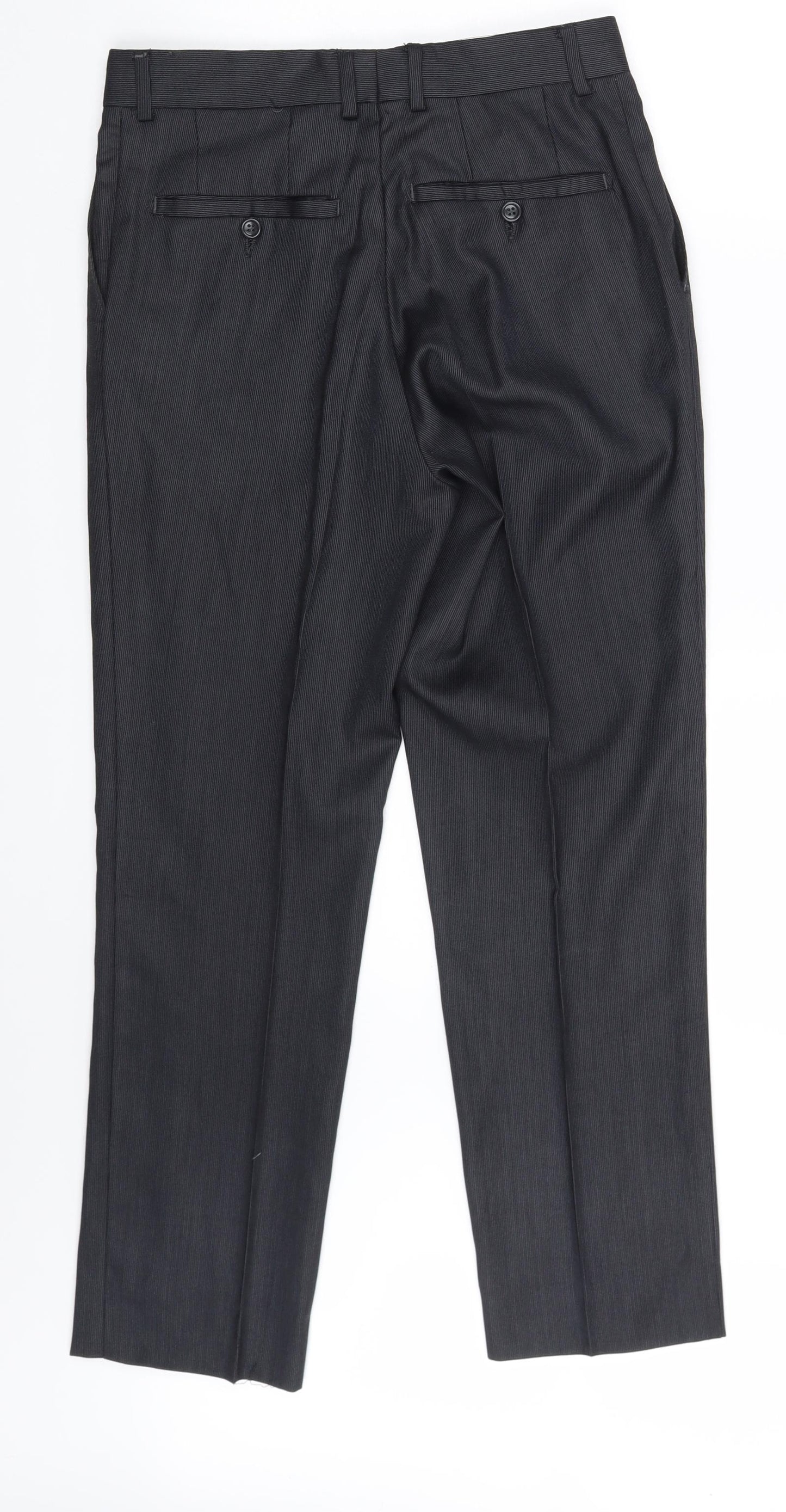 Preworn Mens Black   Trousers  Size 30 in L27 in