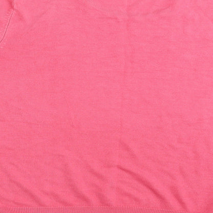 Womens UK Size One Size Preworn Pink Pullover Jumper