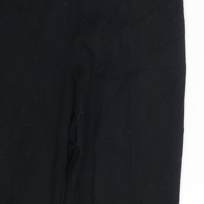 Womens UK Size 12 M&S Regular Fit  Black Trousers