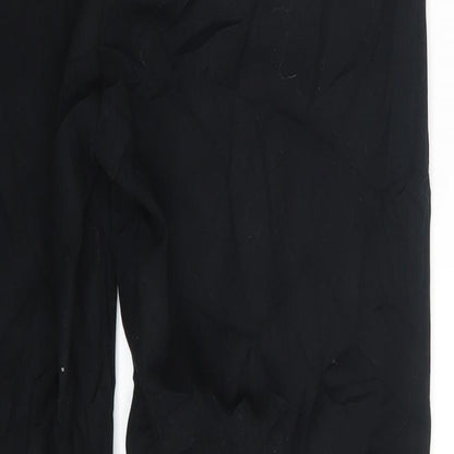 Womens UK Size 12 M&S Regular Fit  Black Trousers