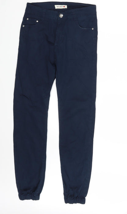 Miss Cherry Womens Blue  Denim Tapered Jeans Size 28 in L30 in