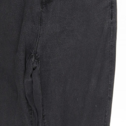 Denim Co. Womens Grey  Denim Skinny Jeans Size 14 L28 in