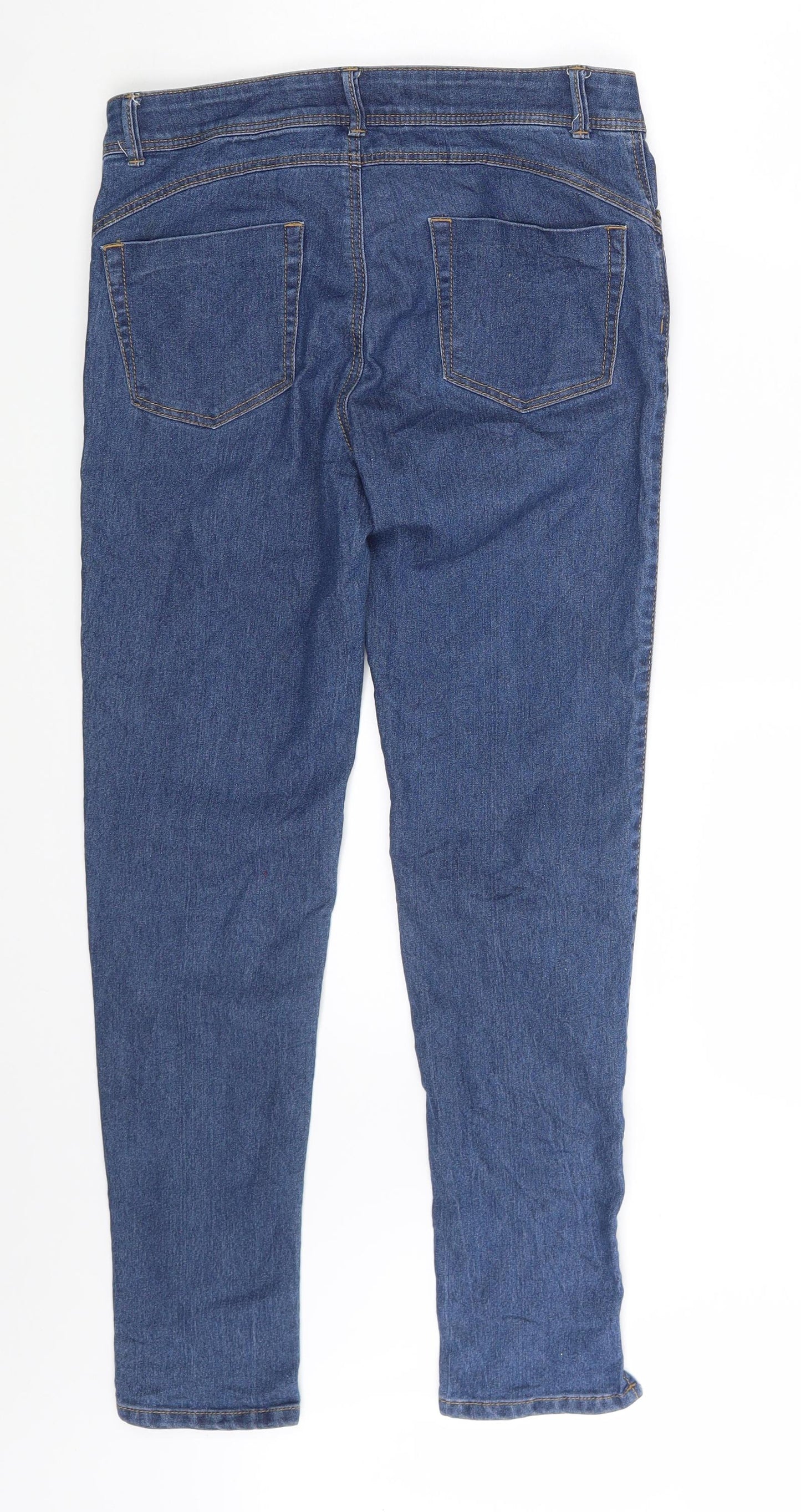 Womens UK Size 10 In Extenso Slim Fit Skinny Blue Jeans