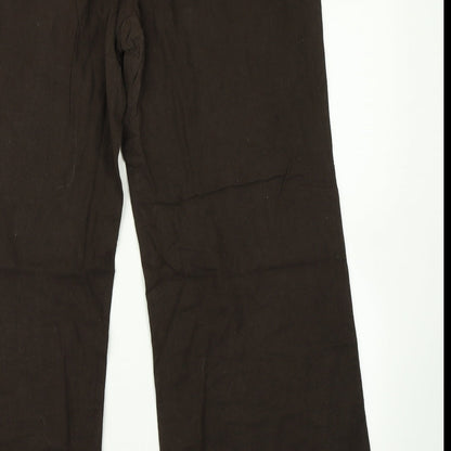 Lexxi Womens Brown   Trousers  Size 14 L27 in