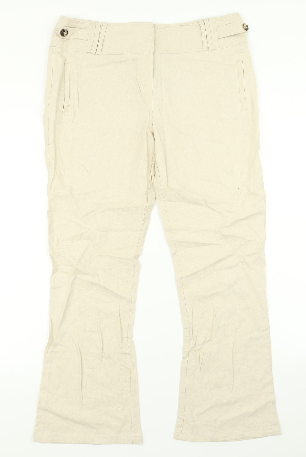 Womens UK Size 14 Select Regular Fit  Brown Trousers