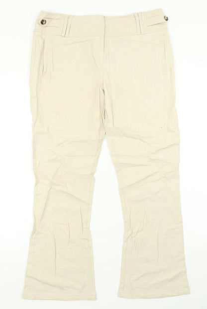 Womens UK Size 14 Select Regular Fit  Brown Trousers