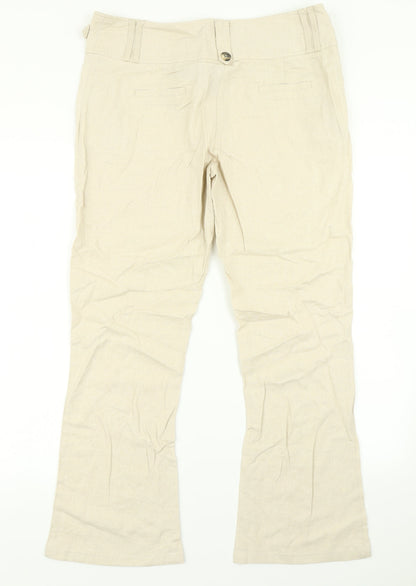 Womens UK Size 14 Select Regular Fit  Brown Trousers