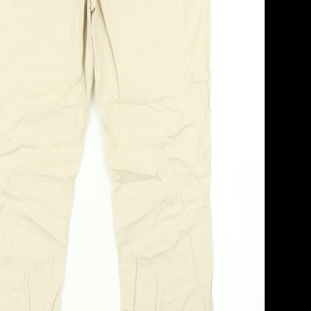 Womens UK Size 14 Select Regular Fit  Brown Trousers
