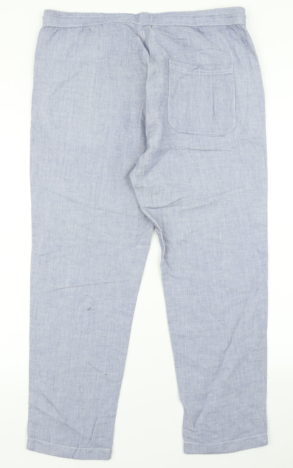 Womens UK Size 36 in River Island Regular Fit Dress Pants Blue Trousers