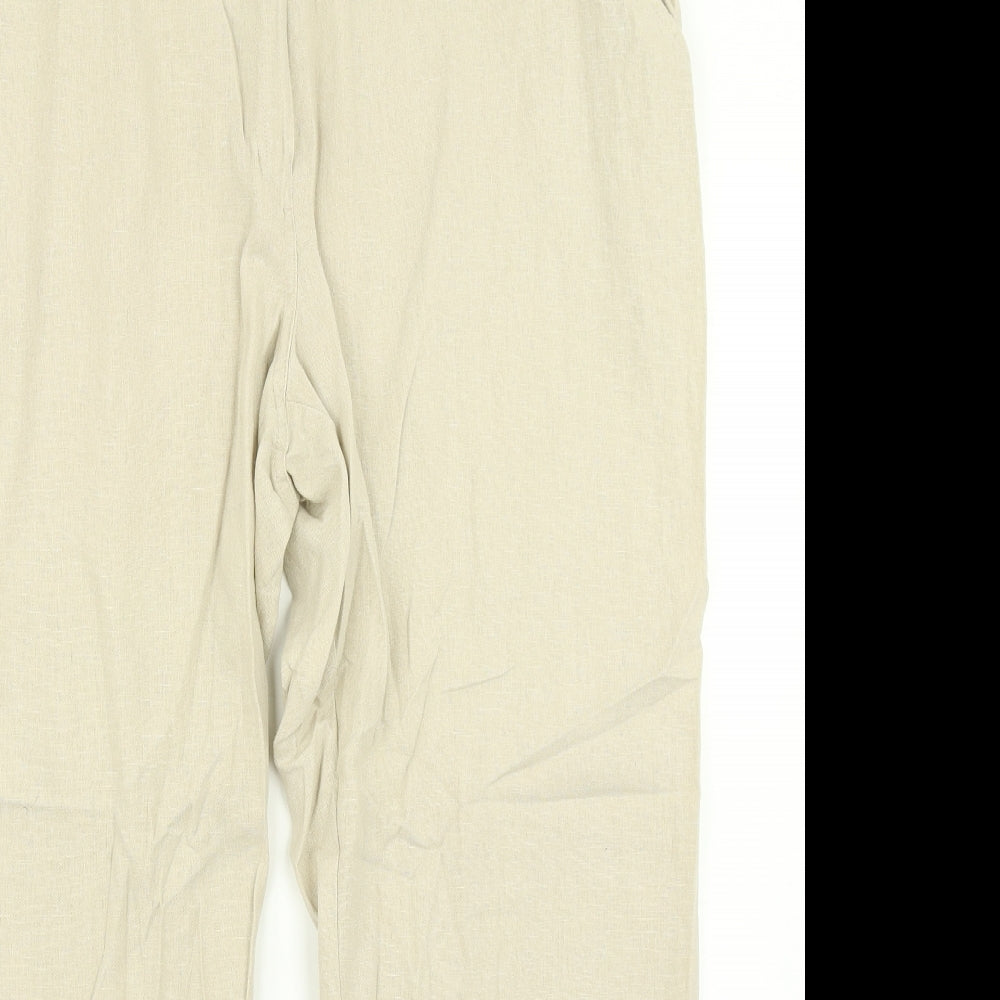 Karida Womens Beige   Trousers  Size 18 L25 in