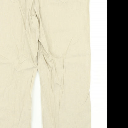 Karida Womens Beige   Trousers  Size 18 L25 in