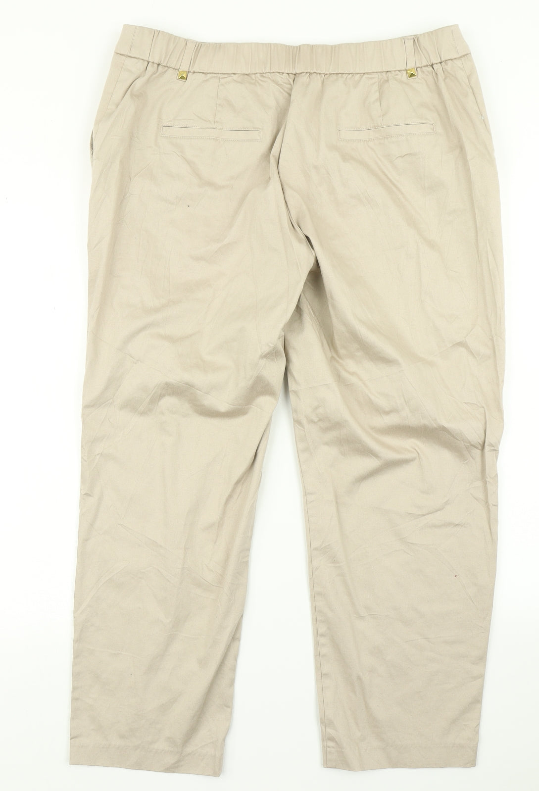 Womens UK Size 18 Very Regular Fit  Brown Trousers