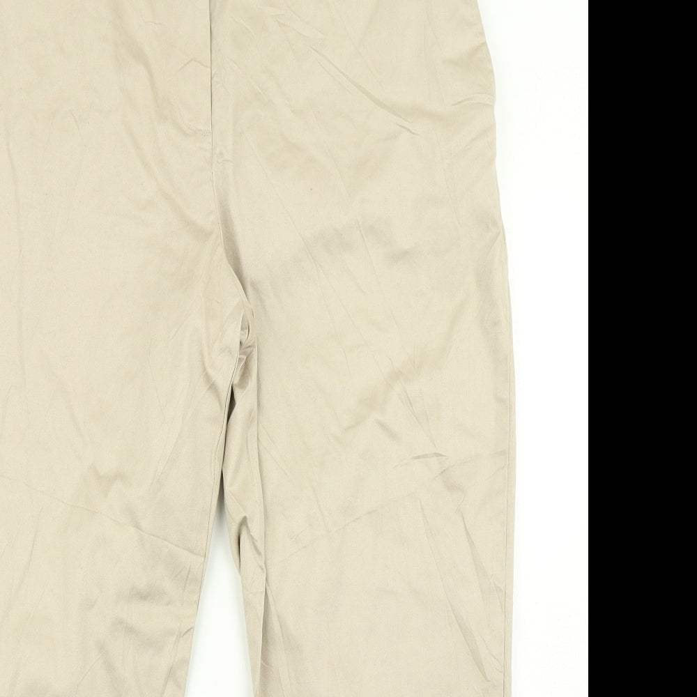 Womens UK Size 18 Very Regular Fit  Brown Trousers