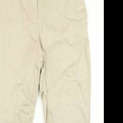 Womens UK Size 18 Very Regular Fit  Brown Trousers