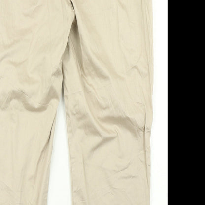 Womens UK Size 18 Very Regular Fit  Brown Trousers