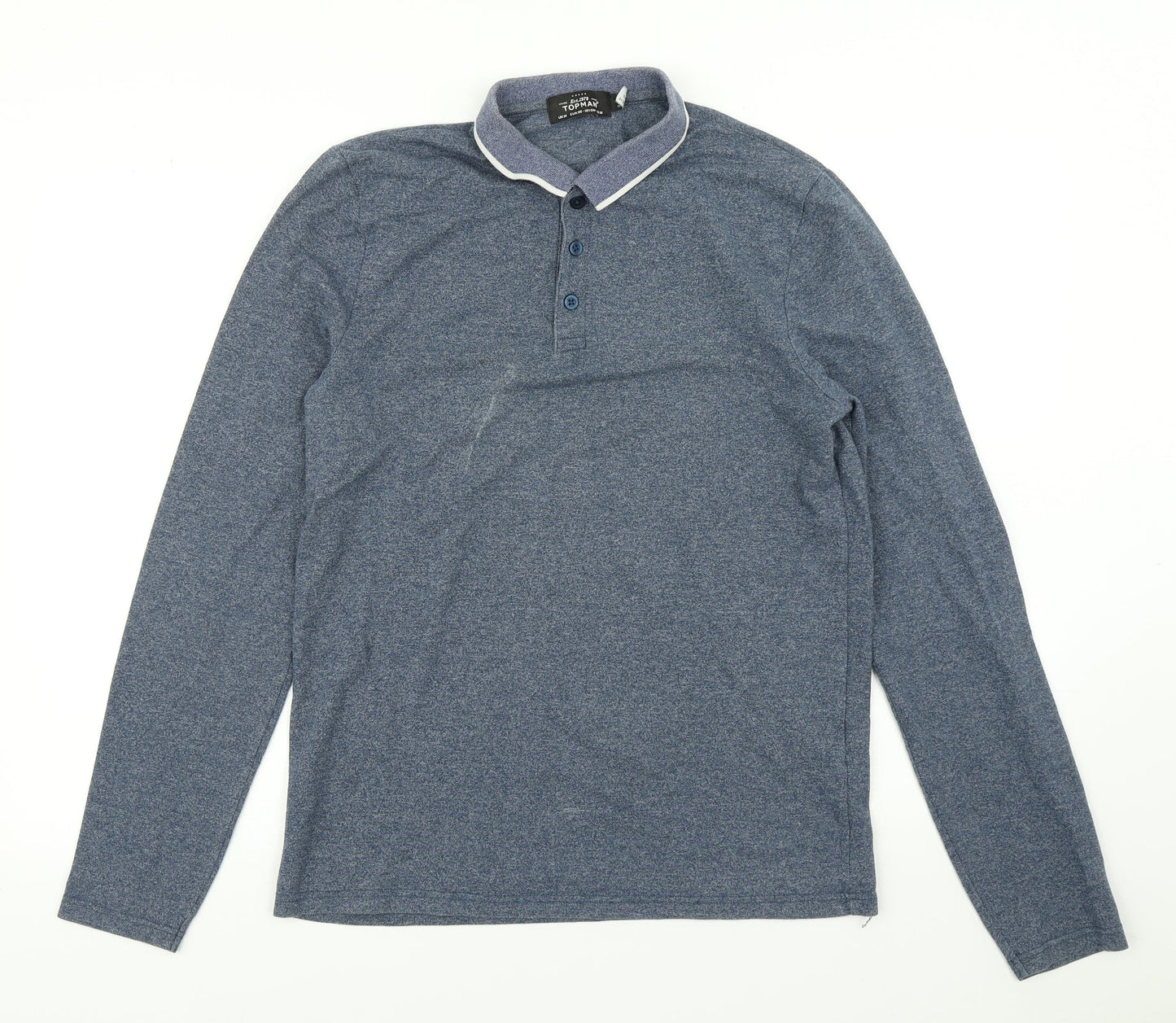 Topman Mens Blue    Polo Size M