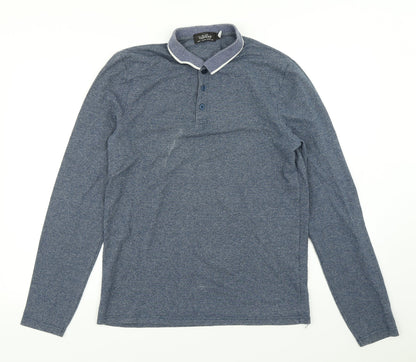 Topman Mens Blue    Polo Size M